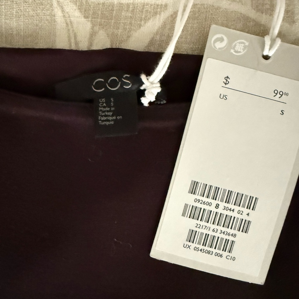 COS Long Sleeve Dress, size S